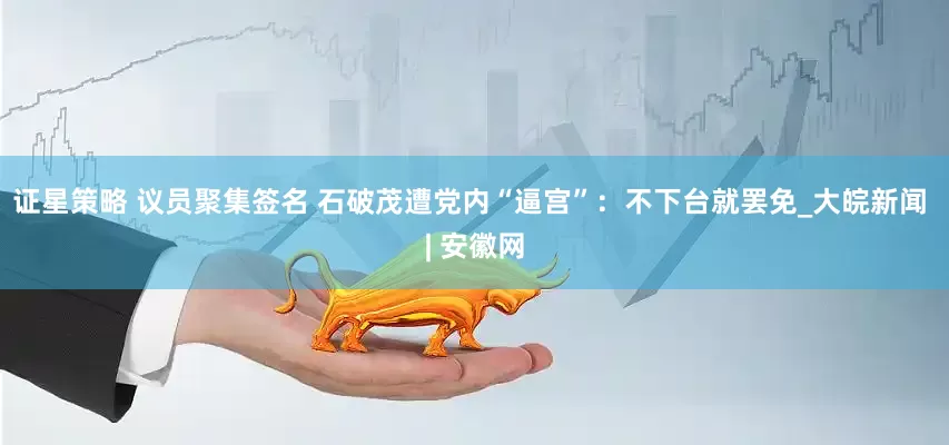 证星策略 议员聚集签名 石破茂遭党内“逼宫”：不下台就罢免_大皖新闻 | 安徽网